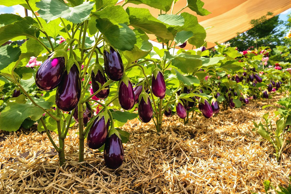 Je récolte mes aubergines abondamment malgré la chaleur : voici comment je fais.jpg